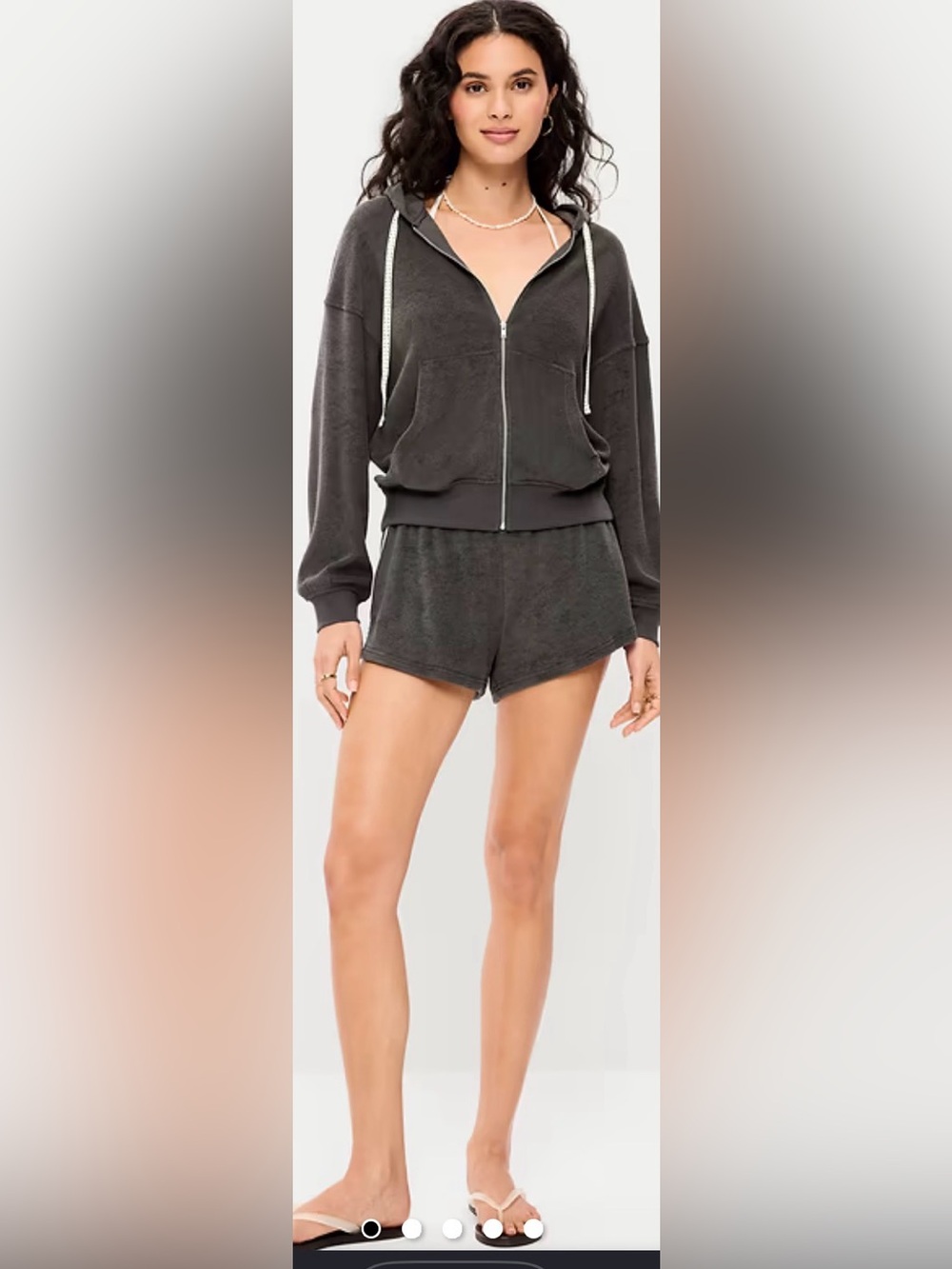 Russell Athletic Charcoal Fleece Shorts